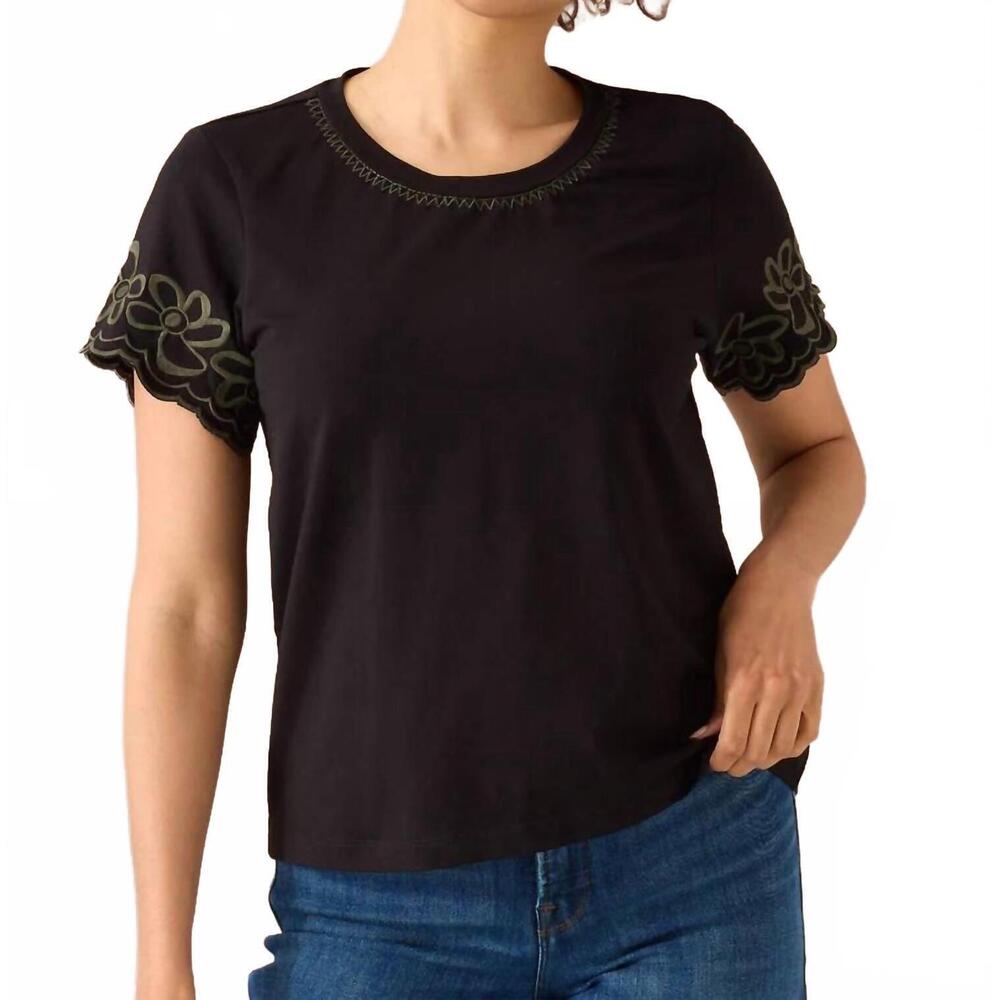 NEW ALIVIA chloe tee in black